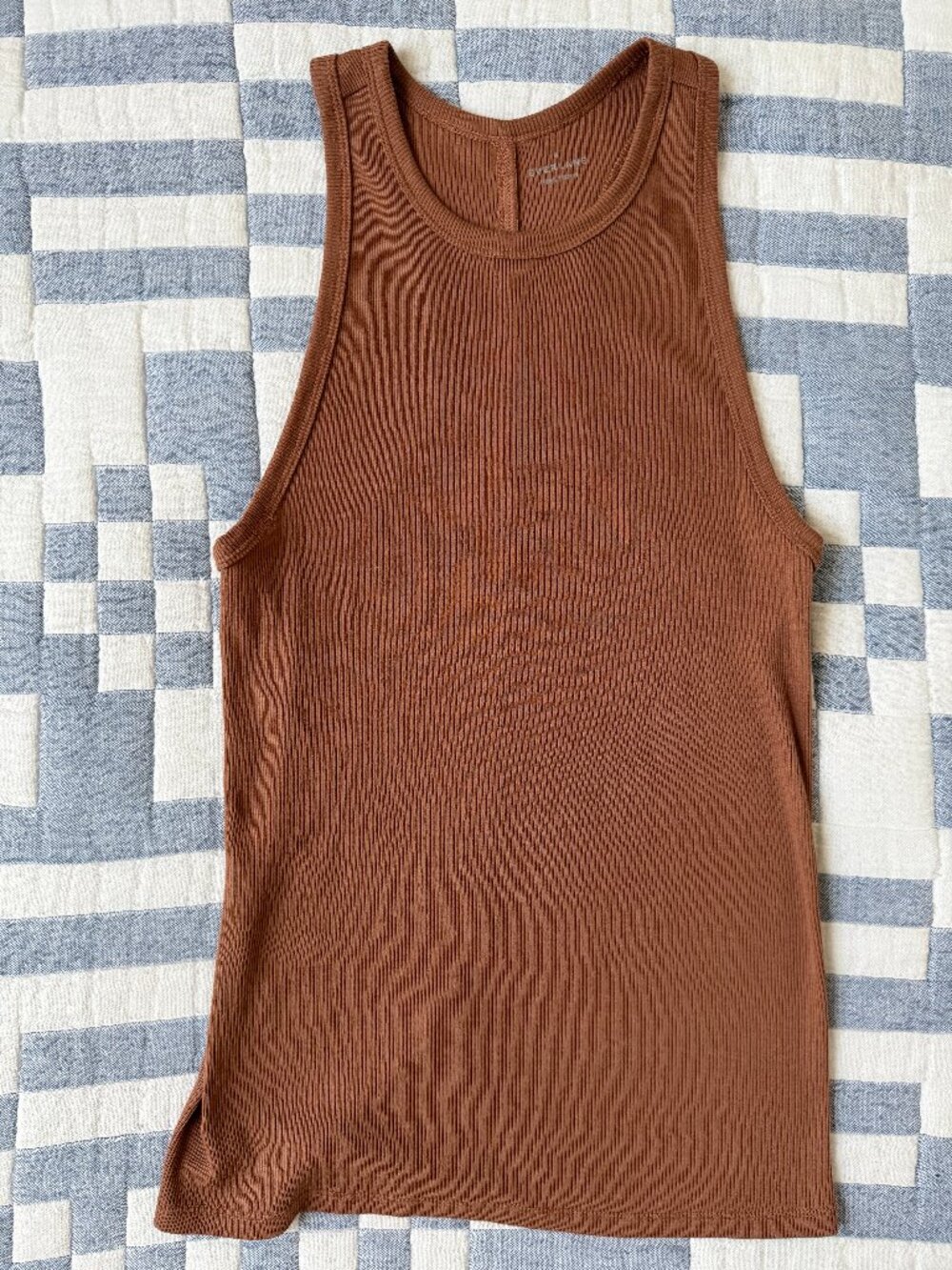 Everlane Racerback Ribbed Tank, Size Small